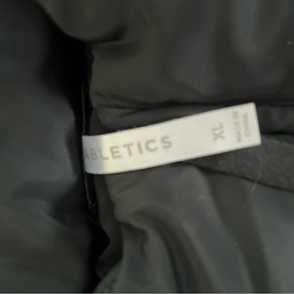 Fabletics Black Long Quilted Puffer Coat - Picture 5 of 7